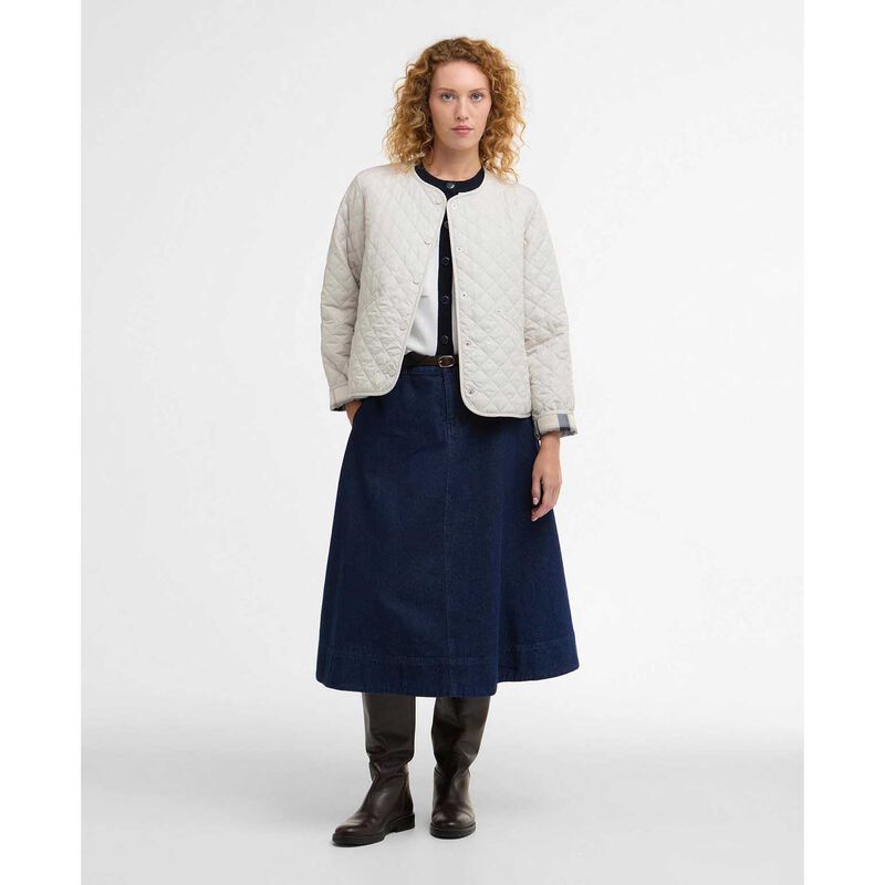 Barbour Cashel Collarless Quilted Jacket image number 3